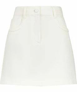Fendi A-line denim skirt