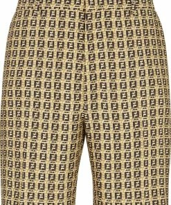 Fendi FF woven shorts