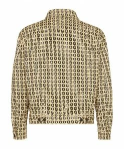 Fendi FF motif denim jacket