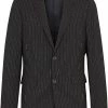 Fendi pinstriped wool suit jacket