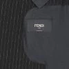 Buy βοΈ Fendi Pinstriped wool suit jacket blazers of men π€© 11 Fendi pinstriped wool suit jacket