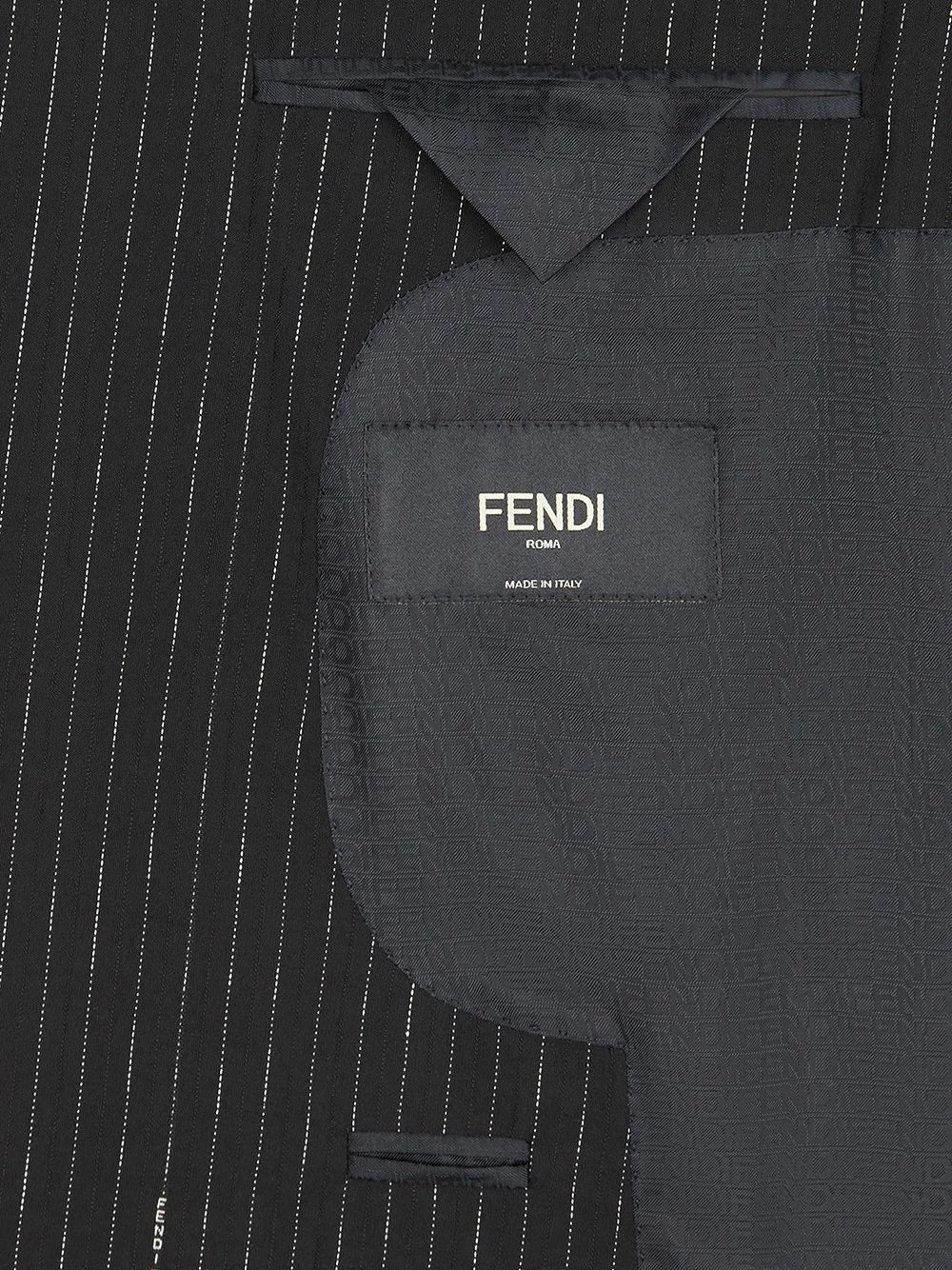 Buy βοΈ Fendi Pinstriped wool suit jacket blazers of men π€© 7 Fendi pinstriped wool suit jacket