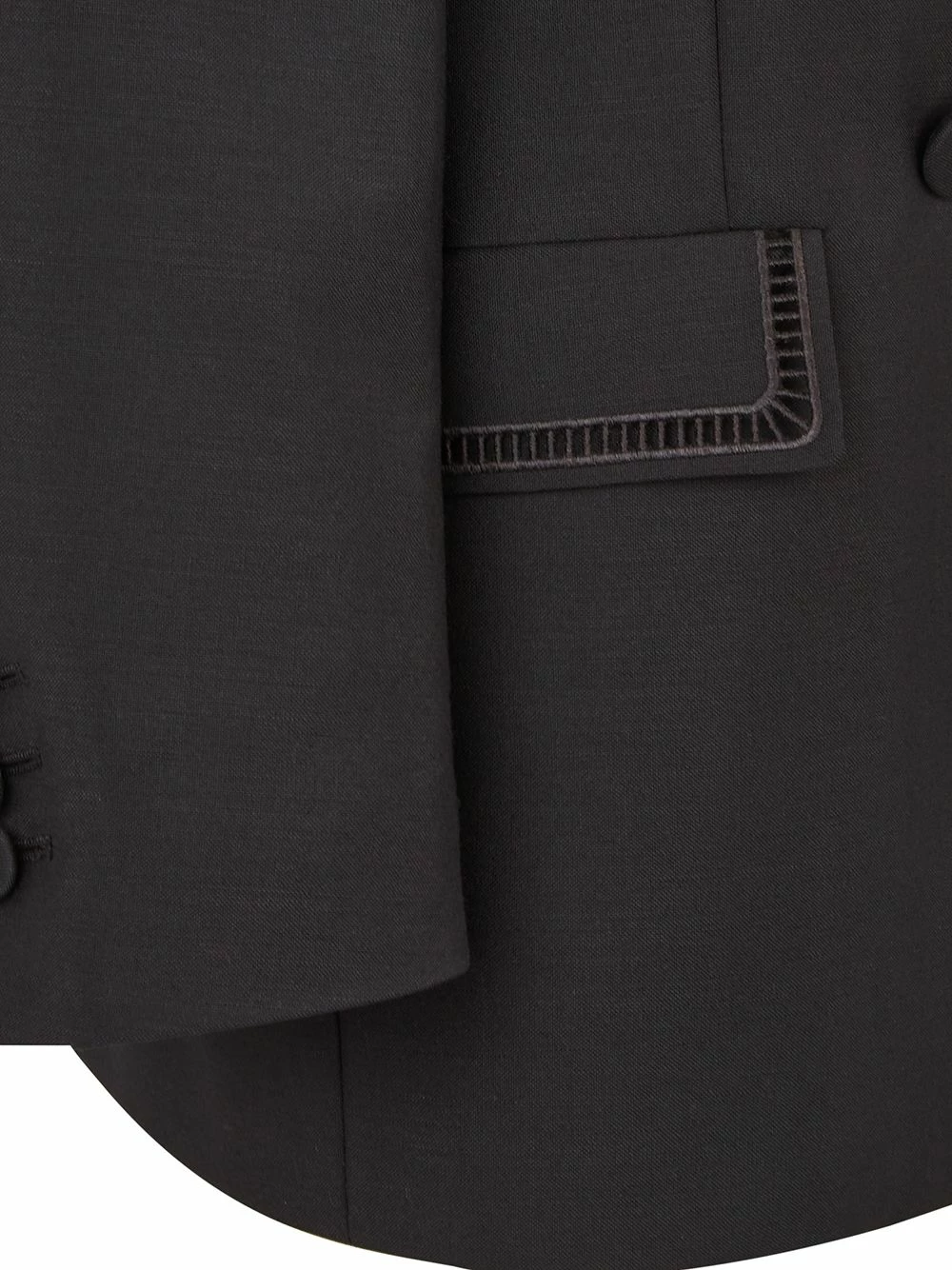 Best Pirce π Fendi Embroidered trim double breasted blazer blazers of women π 5 Fendi embroidered-trim double-breasted blazer