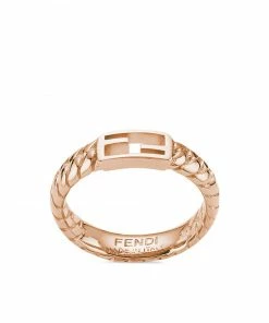 Fendi FF Baguette band ring