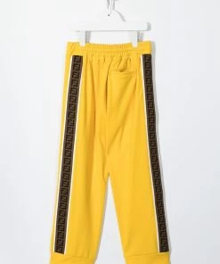 Fendi logo-trim track pants