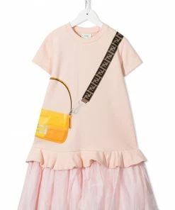 Fendi graphic-print short-sleeve dress