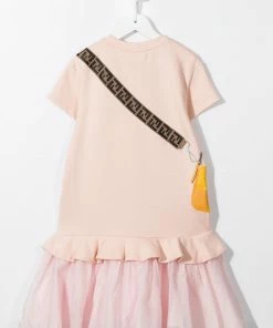 Fendi graphic-print short-sleeve dress