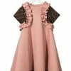 Fendi ruffle-detail short-sleeve dress