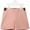 Outlet βοΈ Fendi Logo tape detail shorts girls casual shorts of kids π₯ 1 Fendi logo-tape detail shorts