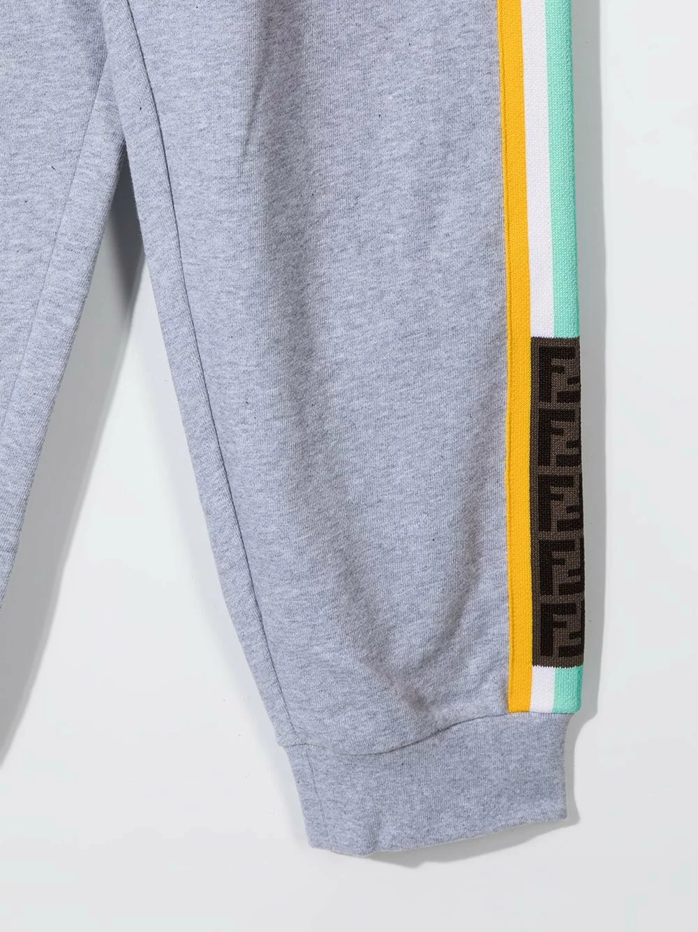 Discount β€οΈ Fendi Logo tape stripe detail track pants girls casual trousers of kids π 5 Fendi logo-tape stripe-detail track pants