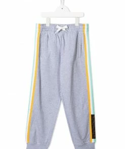 Fendi logo-tape stripe-detail track pants