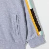 Fendi logo-tape stripe-detail hoodie