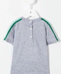 Fendi logo-patch stretch-cotton T-shirt