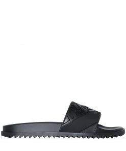 Fendi FF-embossed slides