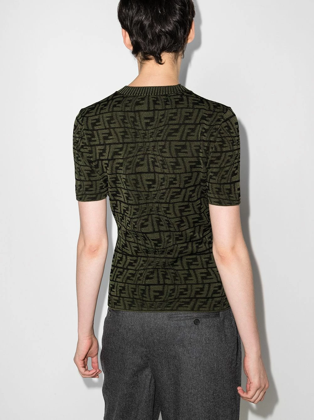 Cheapest π Fendi FF fisheye knitted top knitted tops of women π 5 Fendi FF fisheye knitted top