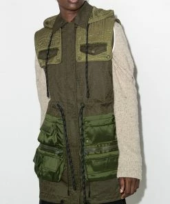 Fendi FF Vertigo hooded minidress