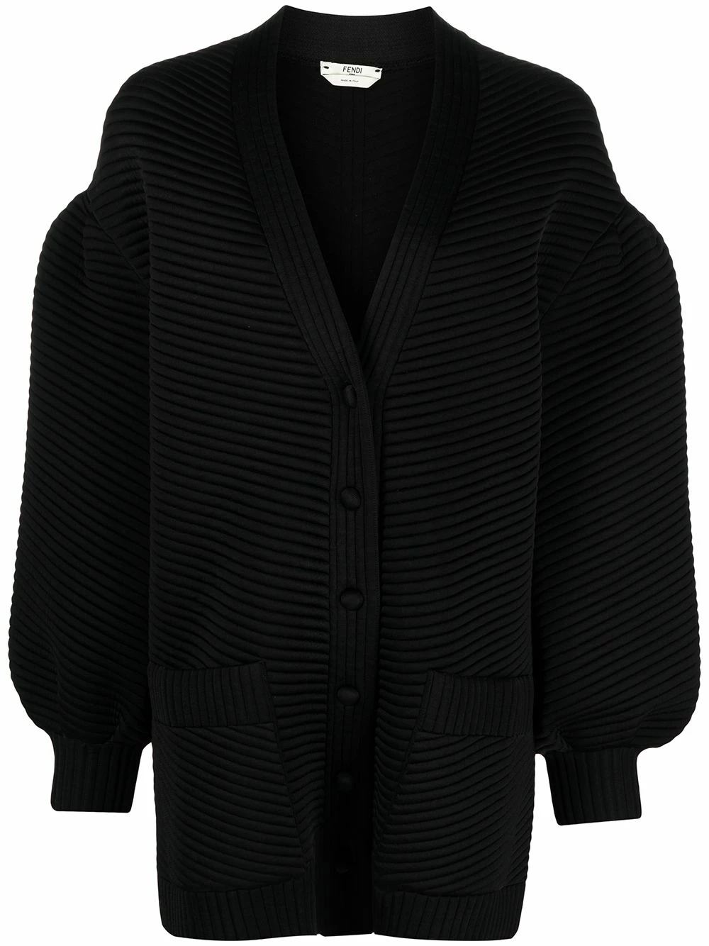 Deals π Fendi Ribbed long sleeve cardigan cardigans of women π― 3 Fendi ribbed long-sleeve cardigan