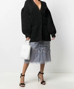 Fendi ribbed long-sleeve cardigan