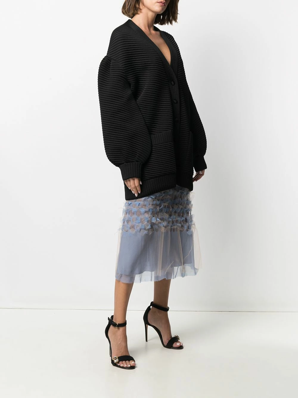 Deals π Fendi Ribbed long sleeve cardigan cardigans of women π― 5 Fendi ribbed long-sleeve cardigan