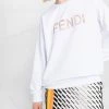 Fendi embroidered logo sweatshirt