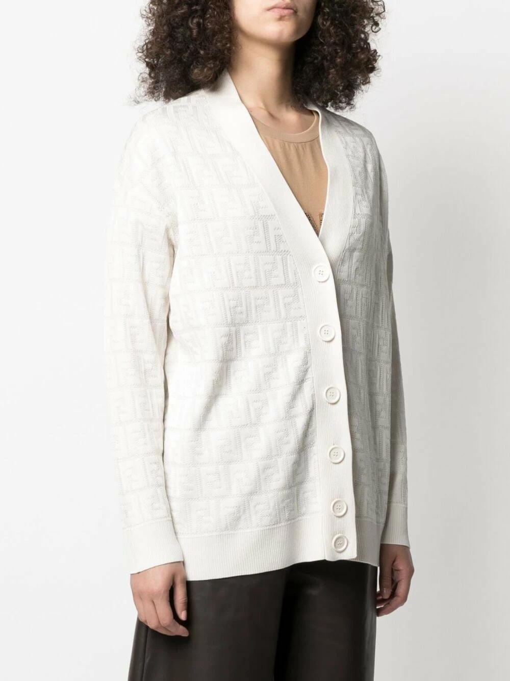 Best Sale π Fendi FF motif cardigan cardigans of women π 5 Fendi FF motif cardigan