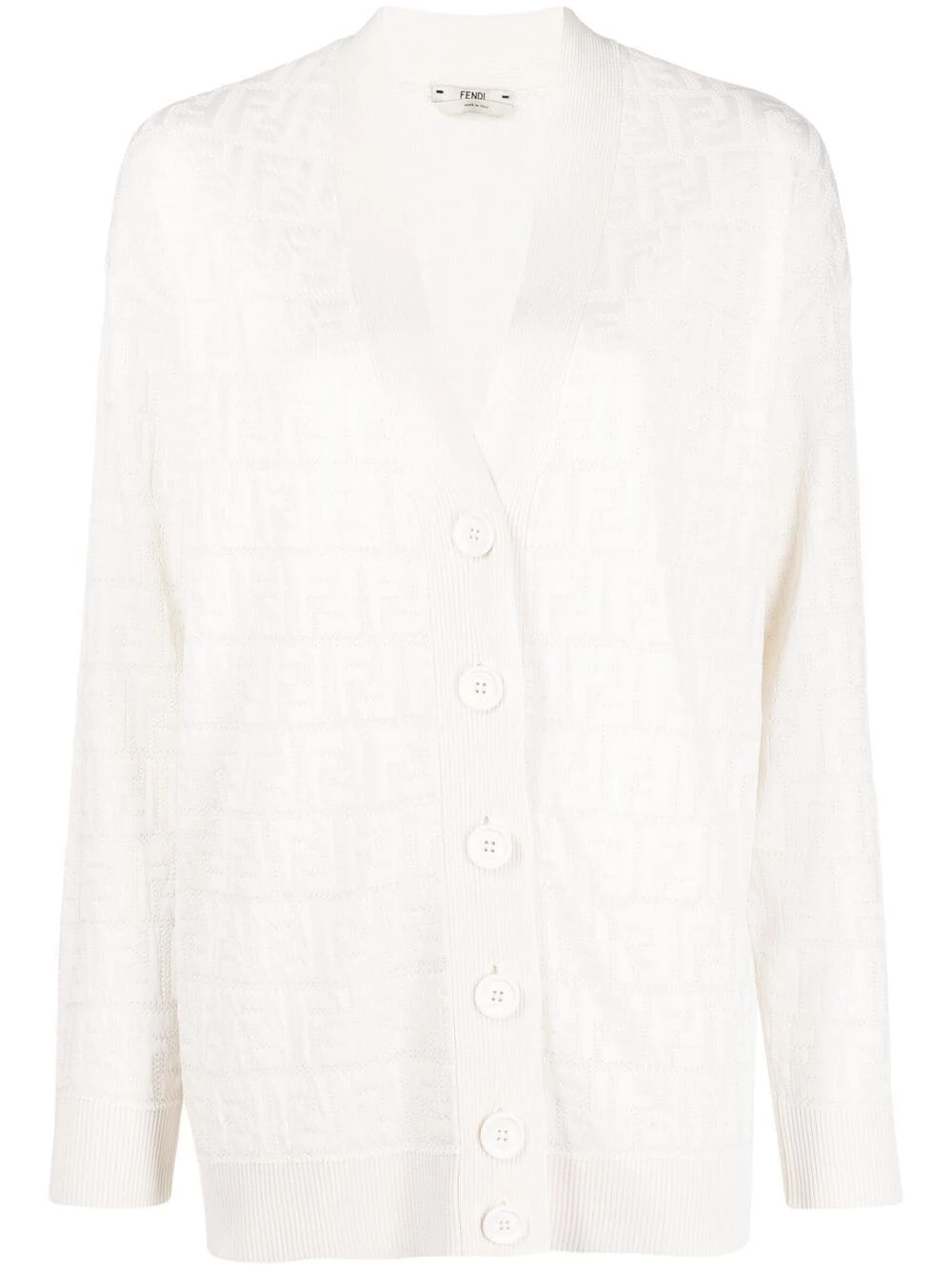 Best Sale π Fendi FF motif cardigan cardigans of women π 3 Fendi FF motif cardigan