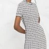 Fendi FF-motif midi sheath dress