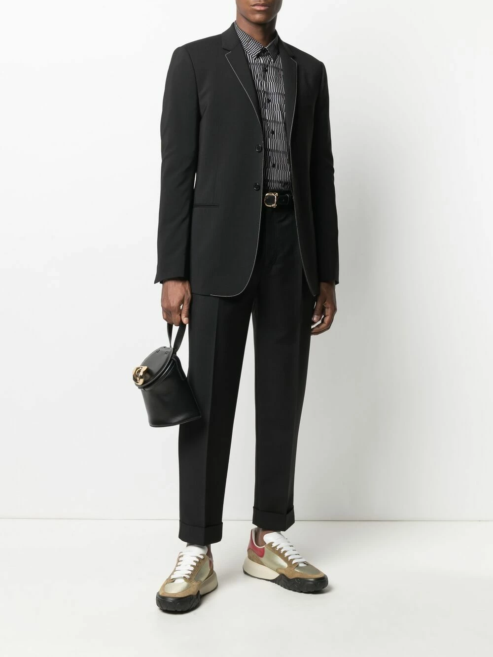 Deals π Fendi Striped long sleeve π shirt π shirts of men π 4 Fendi striped long-sleeve shirt