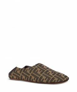 Fendi FF-print loafers