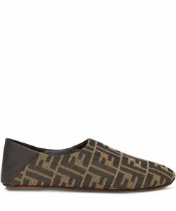 Fendi FF-print loafers