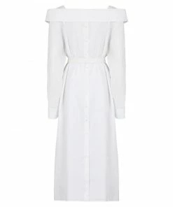 Fendi shirt mid-length linen dress