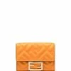 Fendi micro FF buckle tri-fold wallet