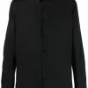 Fendi contrasting-collar long-sleeve shirt