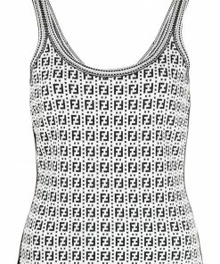 Fendi FF knitted tank top