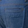 Fendi five pocket slim-leg jeans