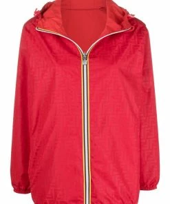 Fendi x K-Way® reversible windbreaker jacket