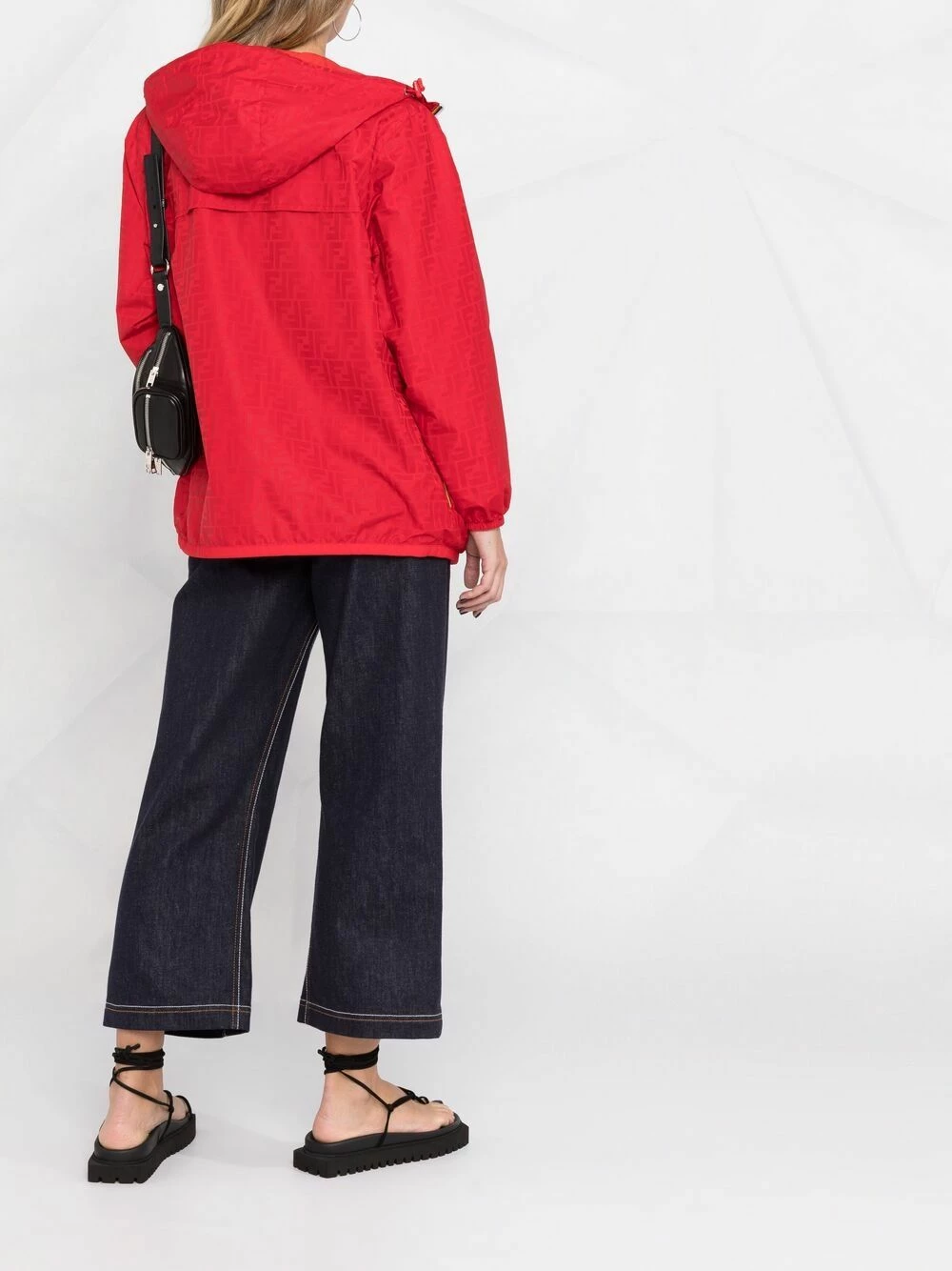 Coupon 😍 Fendi X K Way® reversible windbreaker jacket performance track jackets of women 🔥 6 Fendi x K-Way® reversible windbreaker jacket