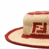 Fendi FF motif sun hat