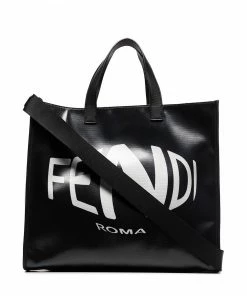 Fendi Fish-Eye print tote bag