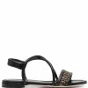Fendi FF-motif interwoven flat sandals