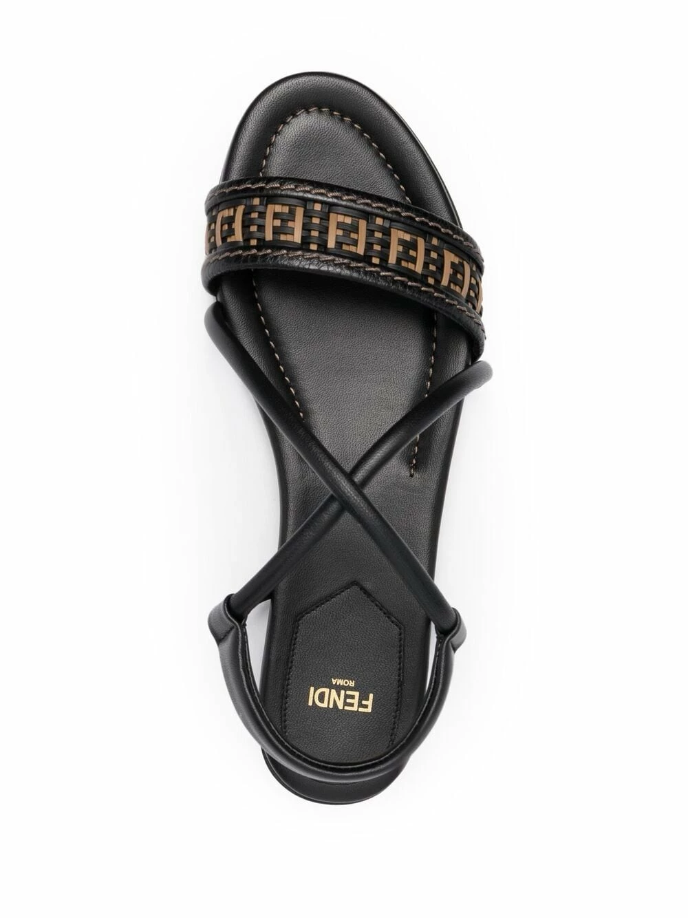 Best Sale βοΈ Fendi FF motif interwoven flat π©΄ sandals of women π 6 Fendi FF-motif interwoven flat sandals