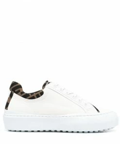 Fendi FF motif lace-up sneakers