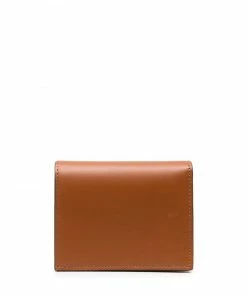 Fendi logo-embossed leather wallet
