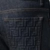 Fendi raised-logo slim-fit jeans