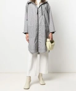 Fendi FF logo-print raincoat