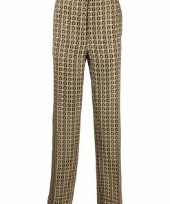 Fendi FF-print trousers