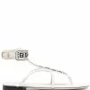 Fendi woven thong sandals