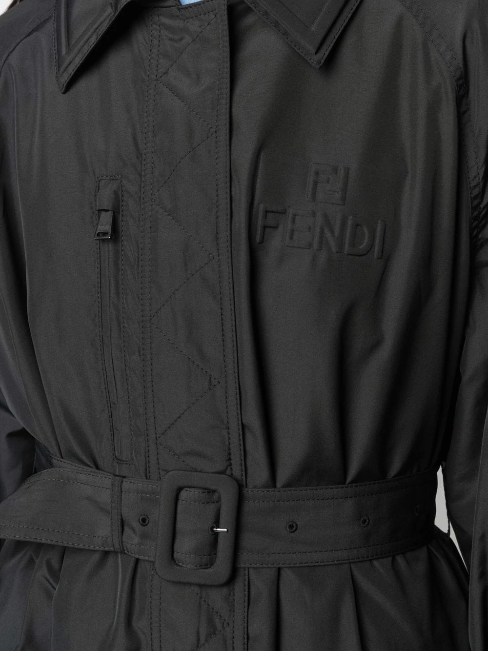 Cheap β¨ Fendi Raised logo trench π§₯ coat trench π§₯ coats & raincoats of women π€© 7 Fendi raised-logo trench coat