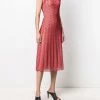 Fendi open-knit midi dress