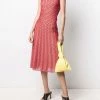 Fendi open-knit midi dress